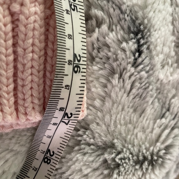 Chaps  RALF LAUREN PINK CABLE KNIT  SWEATER ,size L - Picture 8 of 8